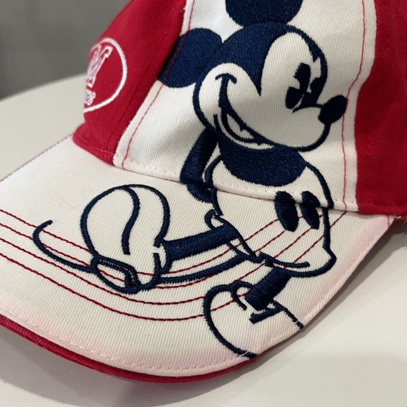 Disney Mickey hat one size adult adjustable cotton - Picture 5 of 15